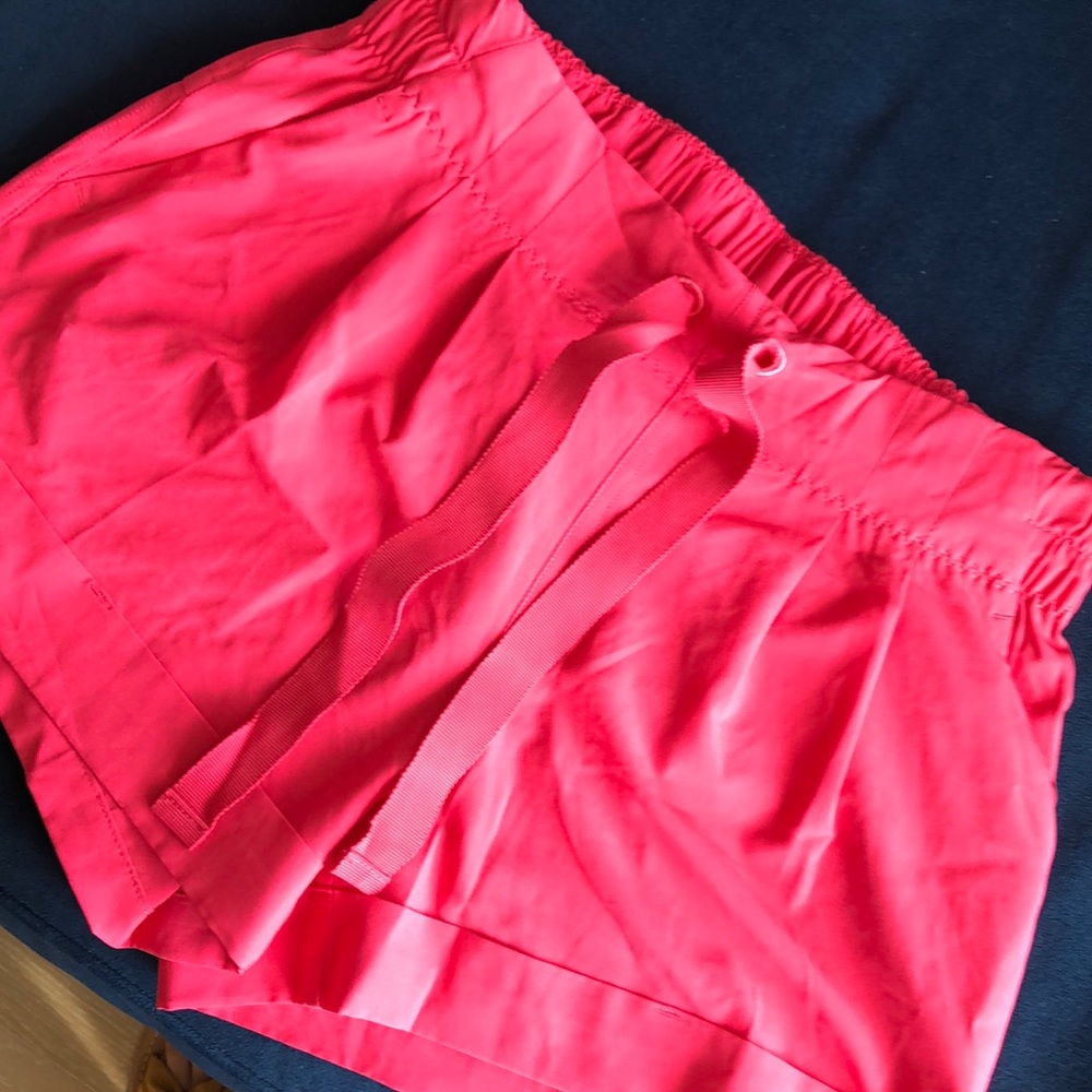 lululemon running shorts (pink)